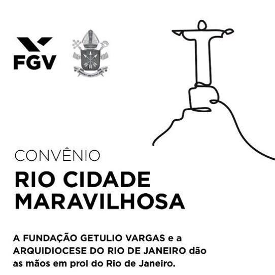 FGV e Arquidiocese firmam o convênio Rio Cidade Maravilhosa