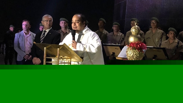 Homenagem ao Azerbaijão no Cristo Redentor