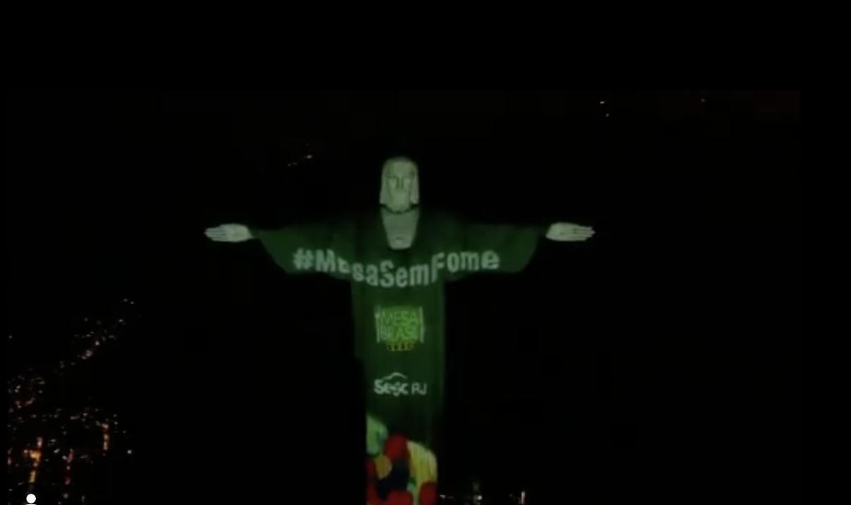 Live com Leandro Karnal e Padre Omar abre campanha contra a fome no Rio, com projeção especial no Cristo Redentor