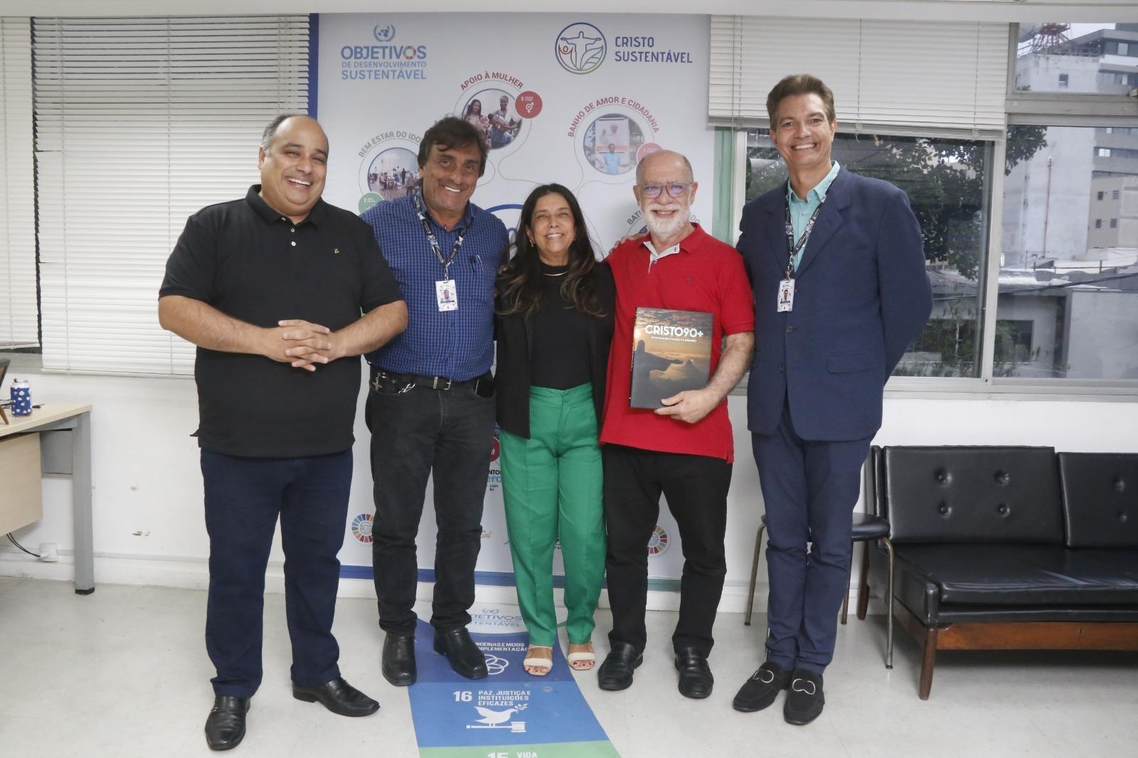 Santuário Cristo Redentor recebe a visita do presidente do Instituto de Pesquisas Jardim Botânico do Rio de Janeiro