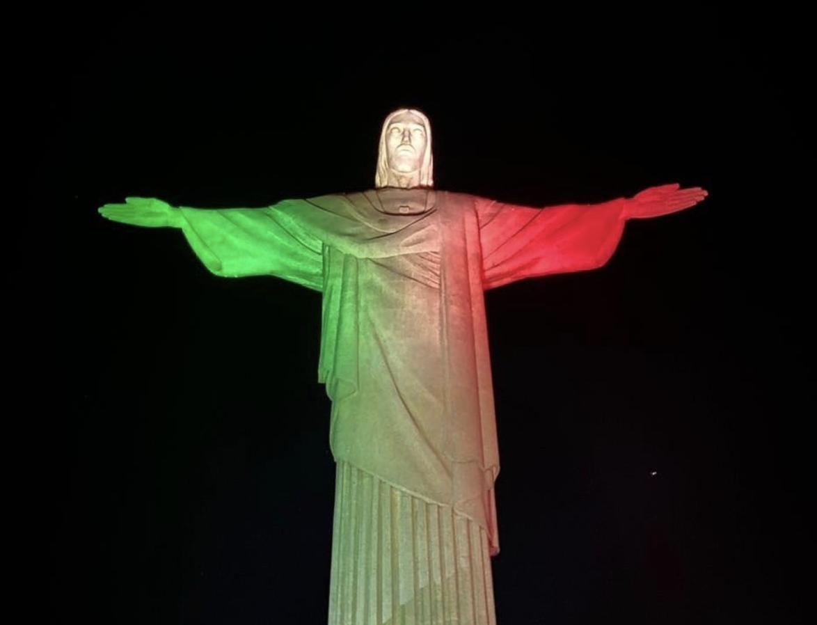 Cristo Redentor celebra 75 anos da Proclamação da República Italiana