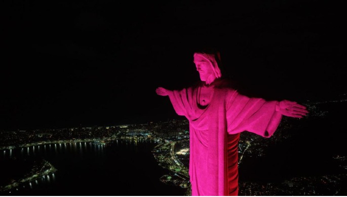 Iluminação Magenta